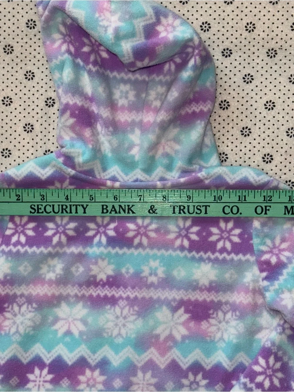 The Children's Place Purple & Aqua Hooded Fleece Pullover Jacket